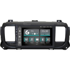 Personalizēts auto radio Citroen Jumpy (ar navigācijas ierīci) Android GPS Bluetooth Bluetooth WiFi USB DAB+ Touchscreen 10 collu 4Core Carplay Android auto