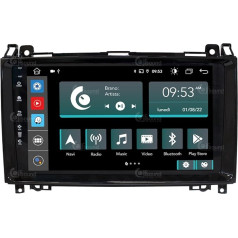 Personalisiertes Autoradio für Mercedes A/B-Klasse Android GPS GPS Bluetooth WiFi USB DAB+ Touchscreen 9