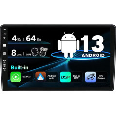 SXAUTO Android 12 IPS auto radio Citroen Berlingo (2008-2019) - Iebūvēts Carplay/Android Car/DSP - LED kamera + MIC - 4G + 64G - DAB 360-CAM vadība no stūres rata Fast Boot WiFi AHD - 2 DIN 9 collas