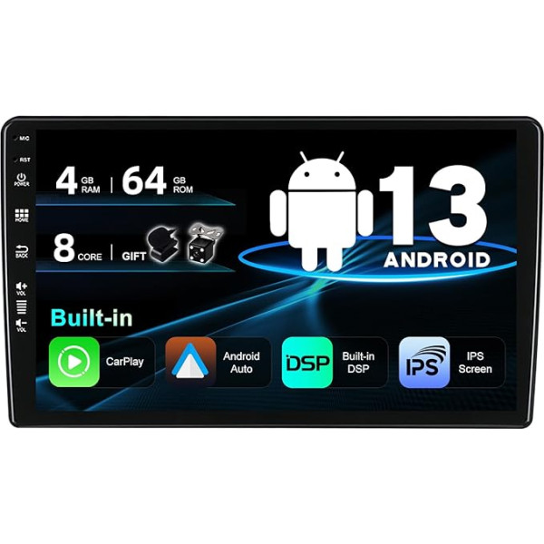 SXAUTO Android 12 IPS auto radio Citroen Berlingo (2008-2019) - Iebūvēts Carplay/Android Car/DSP - LED kamera + MIC - 4G + 64G - DAB 360-CAM vadība no stūres rata Fast Boot WiFi AHD - 2 DIN 9 collas