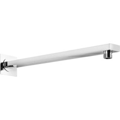 AAPLUS Shower Arm Wall Mounted Stainless Steel Extension Arm for Handheld Shower 40cm x 3cm x 1.8cm Chrome