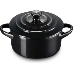 Le Creuset 71901101400000 Mini keramikas kokote 200 ml 10 x 5 cm glancēts melns