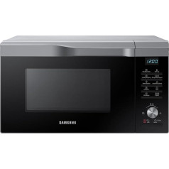 Samsung Mc28M6055Cs / Ec mikroviļņu krāsns ar grilu, 28 l, keramikas iekšpuse, EasyView logs un krāsns funkcija līdz 200 ° C, 2100 W, pelēka