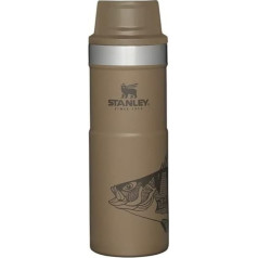 Stanley Trigger Action Thermal Mug - Uztur karstu 7 stundas - kafijas krūze, kas aizsargāta pret noplūdi - termosa flakons kafijai, tējai un ūdenim - BPA-Free - nerūsējošais tērauds - trauku mazgājamā mašīnā mazgājams