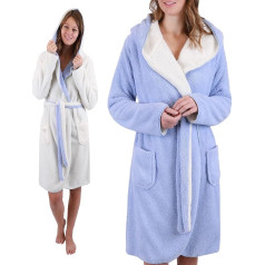 Betz Kiel halāts ar kapuci Reversible Sauna Bathrobe Wellness vīriešiem un sievietēm izmēri S-M un L-XL