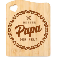 Blumuze Papa Geschenke, Bambus Schneidebrett Geschenke für Papa,Papa Geschenk Geburtstag,Vatertagsgeschenke Geburtstagsgeschenk für Papa,Beste Vater Geschenkidee