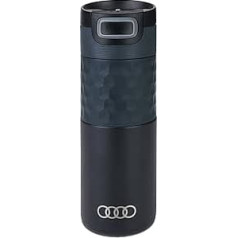 Audi 3292200400 Vakuuma flakons 500 ml melns ar Audi gredzenu logotipu