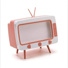 Tixiyu mobilā tālruņa turētājs Retro audumu kaste TV ruļļu papīra uzglabāšanas konteiners Integrēts mobilā tālruņa turētājs 19 x 16,4 x 11 cm