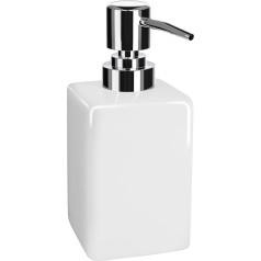 Nuscen Square Ceramic Hand Soap Dispenser Šampūna losjona pudele Ziepju dozatora pudele ar ziepju dozatora sūkni vannasistabas virtuvei