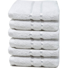 Towelogy® 12 gab. 600 gsm kokvilnas mazgāšanas drāna Ātri sausa mazgāšanas drāna Viesnīca Spa Vannas istabas kosmētikas noņemšanas drānas 30x30cm balts