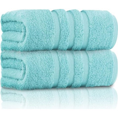 GC GAVENO CAVAILIA Bath Towels | 550gsm Extra Large Bath Towel Set | Washable & Water Absorbent Bath Towels | Egyptian Cotton Bath Towel, Aqua