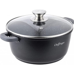 Cheffinger katls vārīšanai 28 cm diametrs 28 cm Cast Aluminium Induction diametrs 28 cm zupas katls panna