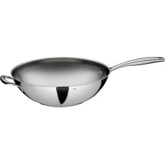 kela Flavoria 10193 Wok, diametrs 32 cm, 5 l, nerūsējošais tērauds 18/10, universāla pamatne, karstumizturīgs līdz 220 °C