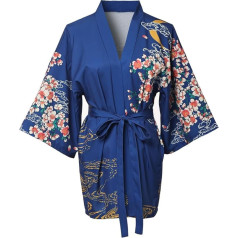 GRACEART Sakura Sakura Yukata Haori peldmēteļi Atklāj naktskreklu