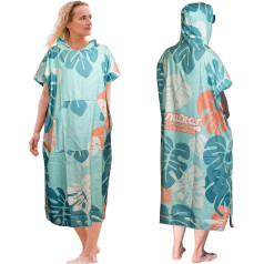 FunWater Unisex Sopusc0007 Surf Poncho Change Towel Robe Cloak mit Kapuze und Innentasche