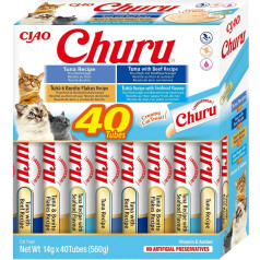 cat churu varieties tuncis - kārums kaķiem 40x14 g