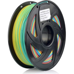 S SIENOC 3D printera PLA+ 1,75 mm 3D printera filaments, daudzkrāsains 1 kg (PLA+ daudzkrāsains)