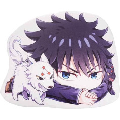 CosplayStudio Jujutsu Kaisen Cuddly Cushidly Cushion I Dekoratīvs spilvens ar Chibi figūru I 35 x 50 cm I Megumi Fushiguro motīvs