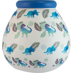 Pot of Dreams Dinosaur Roar Money Box Piggy Bank dāvanu ideja Blue One Size