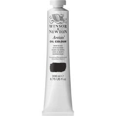 Winsor & Newton 1237386 Artists Oil Paint - 200 ml Tube, Artist - Oil Paint with Highest Possible Pigmentation, Highest Light Fastness - Mars Black