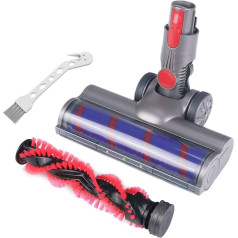 Laymi Motorhead cietkoka grīdas stiprinājums Dyson V7 V8 V8 V10 V10 V11 V15 putekļsūcējam ar rezerves mīksto skūtera birstes joslu ar LED lukturi Grīdas birstes stiprinājumi