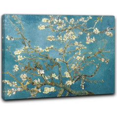 Niik Frame Almond Tree in Blossom by Vincent Van Gogh False D 'Author Print on Canvas Con Telaio (BC) 60 x 47.5 x 1.7 cm