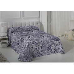 VIALMAN Viegls gultas pārklājs Bouti Navy Blue 135 x 190 cm