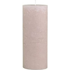 Шикарная античная свеча Macon Rustic Pillar Candle разных цветов и размеров Античная алтарная свеча 100% парафин длительного горения (роза, 25 x 10 см)