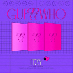 ITZY GUESS WHO Album+Pre-Order Benefit+Folded Poster+Extra Photocards Set (Day & Night Ver.)