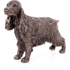 Skulptūra Kokerspaniels, klein, kaltgussbronze, 9 cm augsta