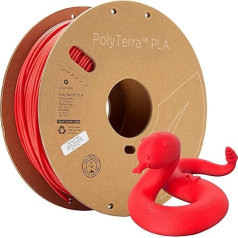 Polymaker 70827 PolyTerra PLA Filament PLA 2,85 mm 1000 g sarkans (matēts), iepakojumā 1 gab.