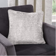 Sleepdown Luksusa Ivory Crushed Velvet pildīts spilvens 45cm x 45cm