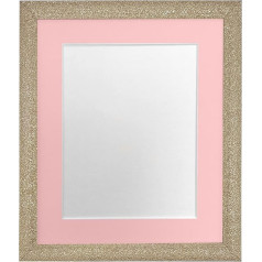 FRAMES BY POST 24x20 Блеск Золото Фоторамка с Розовым Креплением 24x20 Размер Картинки 20x16 Дюймов Пластик Стекло Пластик 24x20 Размер Изображения 20x16 Дюй