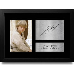 HWC Trading Jake Lloyd A4 Framed Parakstīts Iespiests Autographs Picture Print Foto displejs Dāvana Star Wars Anakin Skywalker filmu faniem