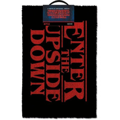 Stranger Things Coir Fußmatte mit Enter The Upside Down Schriftzug 40cm x 60cm - Oficiāls firmas produkts