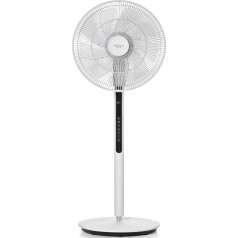 VIOLA Quiet and Powerful Floor Fan with Remote Control, 32 Speeds, 9 Blades, 320° Oscillation, Low Power Consumption, Vertical Rotation 90°, Height Adjustable