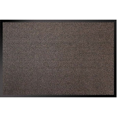 ID Mat 8012010 Cahors/Florac durvju paklājs, polipropilēns/PVC, 120 x 80 x 0,67 cm, brūns, 80 x 120 cm