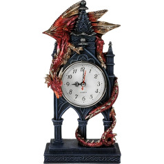 Nemesis Now Time Guardian Uhr 17cm rot AL50380