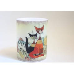 Lielā 'by Rosina Wachtmeister Cat Candle Musica Romantica I & II