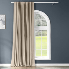 HPD Half Price Drapes HPD BOCH-151304-96-DW Īpaši plati aizkari 100 x 96 cm Classic Taupe Poliesters 100 x 96 collas