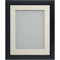 Frame Company Ainsworth Range White Picture Photo Frame ar melnu stiprinājumu * Izvēle izmēra * NEW