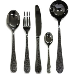 Mepra Coccodrillo ORO Nero Besteck-Set, 49,