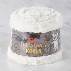 Himalaya Koala Chenille 1 diegs, 100 g, 100 m, 100% Micro Polyester Bulky Chunky dzija, lineārā blīvuma svars 5, krāsa 24