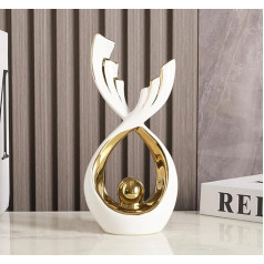 ODMYZG Mūsdienu keramikas statuja Home Decor Creative Home Decor Modern Home Decor Dāvana Biroja dzīvojamās istabas apdare Suvenīru dāvana