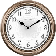 Bulova C4826 Light Time Wanduhr Champagner