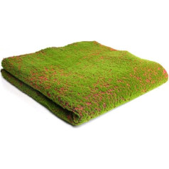 BESPORTBLE Moss Mat Mākslīgā Moss Mākslīgā zāle Mat Micro Landscape Fairy Garden Dollhouse paklājs Fake Moss Green Patio Red Dot Akvārijs Miniature Dekorēšana