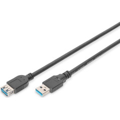 Удлинительный кабель usb 3.1 gen.1 superspeed 5gbps тип usb a/usb a m/¯ черный 1.8m