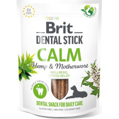 dental stick calm hemp & materwort - skanėstas šunims - 251 g
