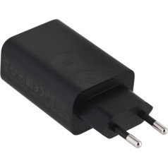 įkroviklis turbopower 68 gan su 6,5a usb-c kabeliu, juodas