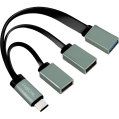 Centrmezgls usb-c 3.1, 3 porti